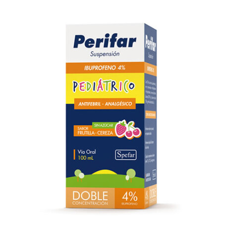 Perifar Suspensión Pediátrica 4% 100ml Analgésico Infantil Perifar Suspensión Pediátrica 4% 100ml Analgésico Infantil