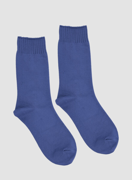 Medias de abrigo en colores lisos Calm blue