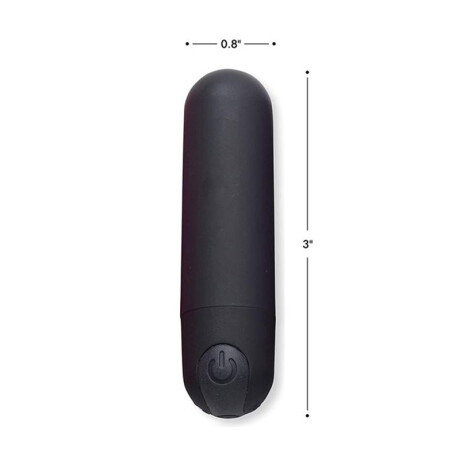 Bala Vibradora Bang Control Remoto Negra Bala Vibradora Bang Control Remoto Negra