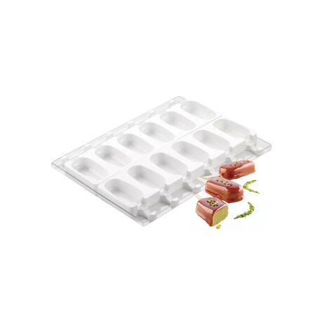 Set Molde de 12 Barritas con 50 Palitos de Silicona Set Molde de 12 Barritas con 50 Palitos de Silicona