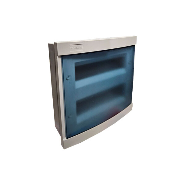 Tablero de embutir 24 módulos con puerta fumé CAJ00058