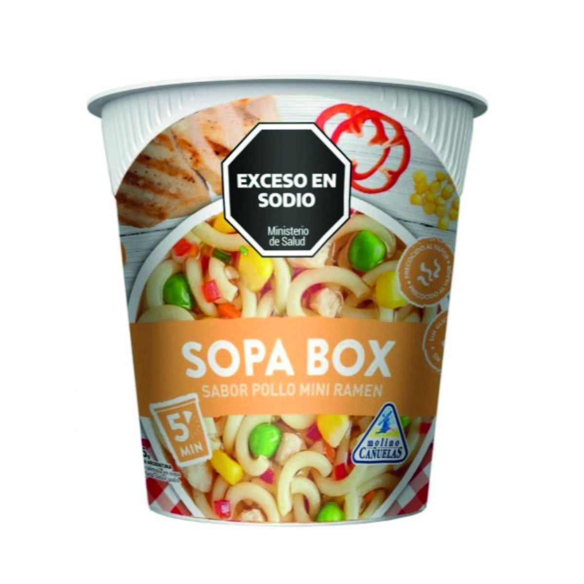 Sopa BOX Cañuelas 45 GRS - Pollo Con Fideos Mini Ram 