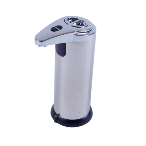 Dispensador acero jabon/alcohol/shampoo c/sensor a pila 19x Unica