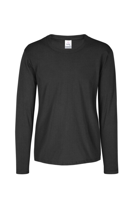 Camiseta a la base dry fit manga larga dama Negro