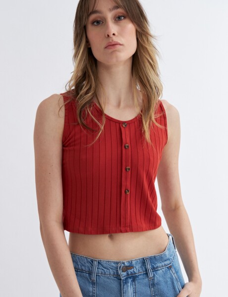 Musculosa Finn Ladrillo