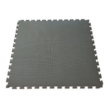Piso Goma Eva Tatami Encastrable 1m x 1m x 2cm Randers Gris/Negro