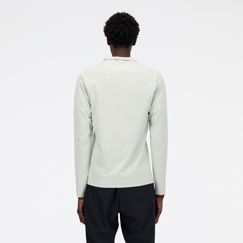 Casaca Running Space Dye 1/4 Zip Hombre Grey