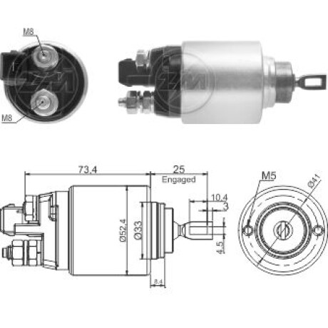 AUTOMATICO DE ARRANQUE VOLKSWAGEN VW FOX-CROSSFOX-SPACE FOX-GOL-GOLF BOSCH ZM AUTOMATICO DE ARRANQUE VOLKSWAGEN VW FOX-CROSSFOX-SPACE FOX-GOL-GOLF BOSCH ZM