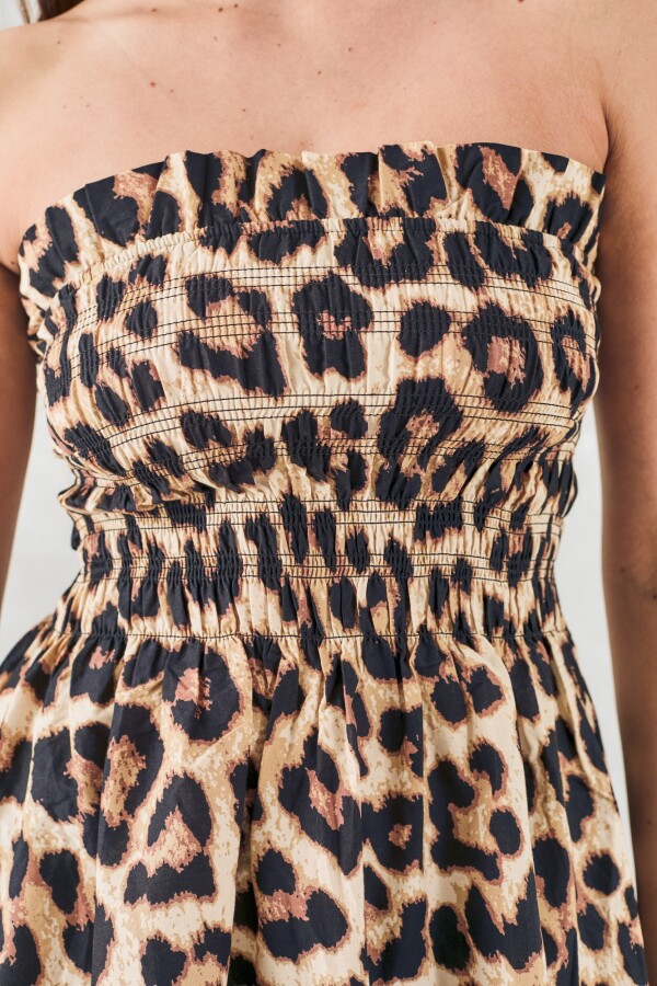 Vestido Animal Print Multi