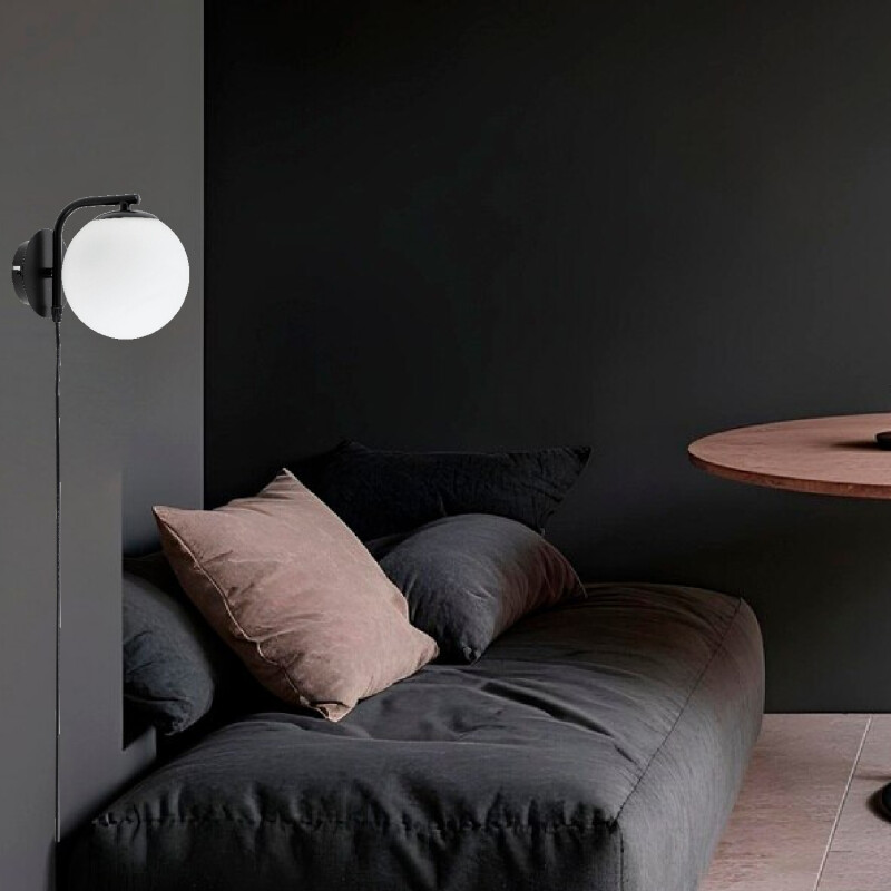 DECORATIVO DE PARED SCOPE Luminaria de Pared Scope Negra