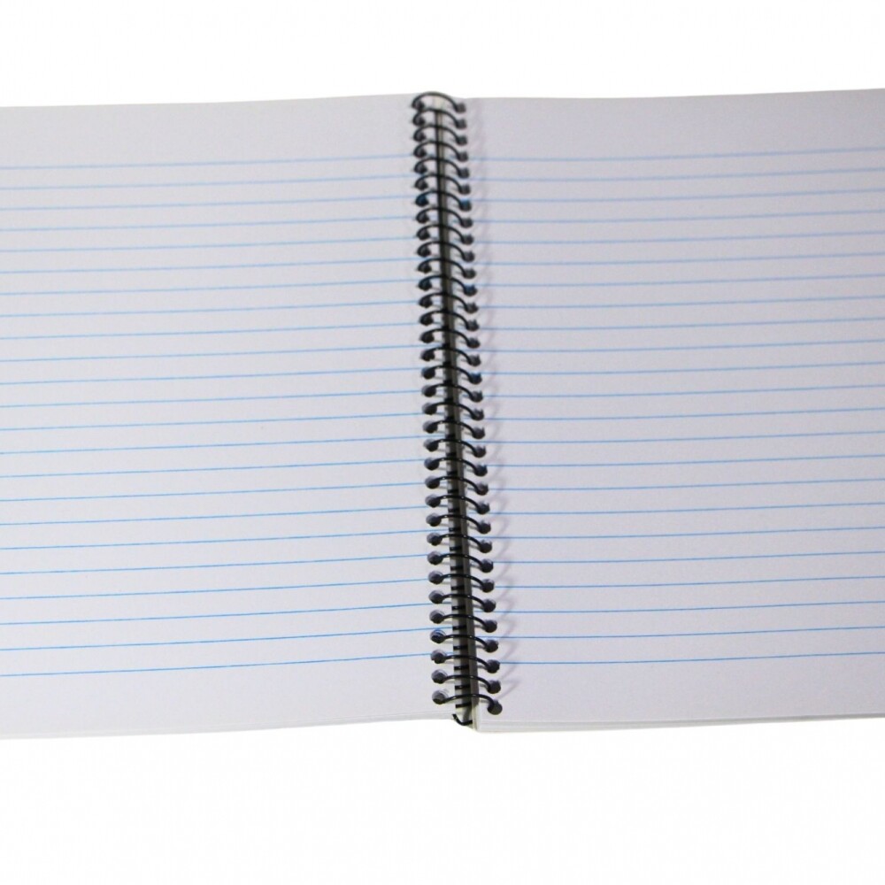 CUADERNO PAPIROS CON ESPIRAL DE 96 HOJAS TAPA CAÑON