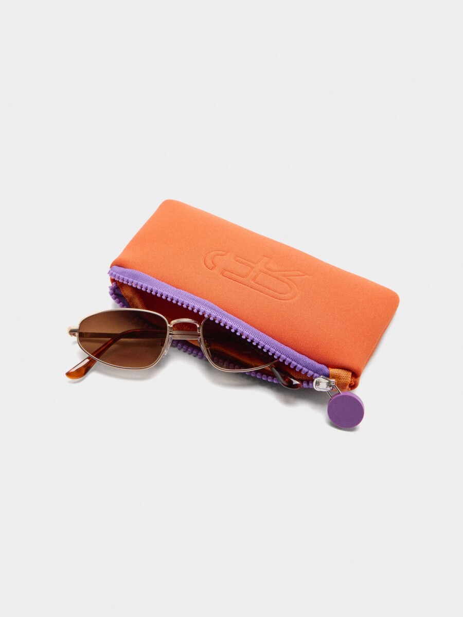 Gafas De Sol Cat Eye dorado
