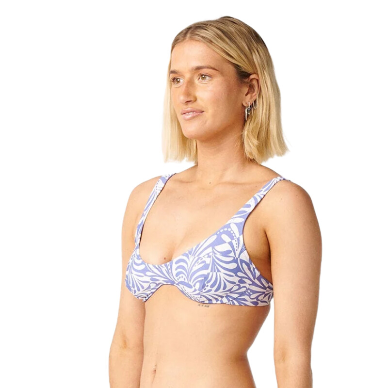 Top Rip Curl Party Wave Multi Fit Top - Celeste Top Rip Curl Party Wave Multi Fit Top - Celeste