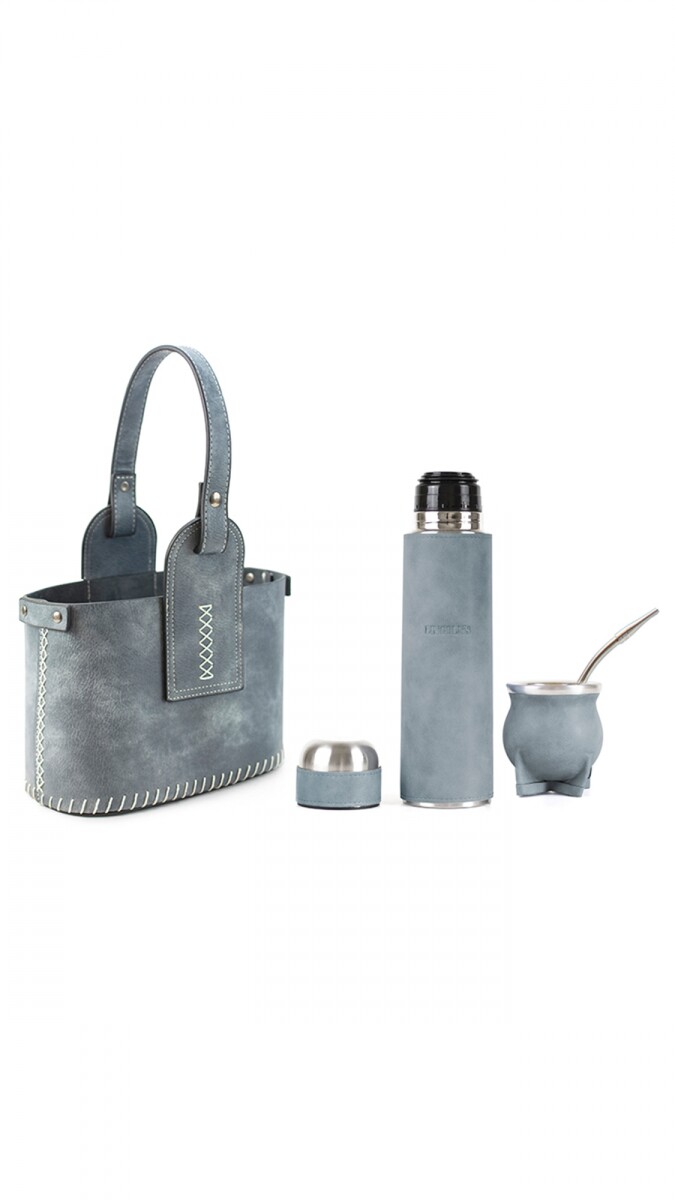 KIT MATERO CUSTOS - URBANO AZUL PIEDRA 