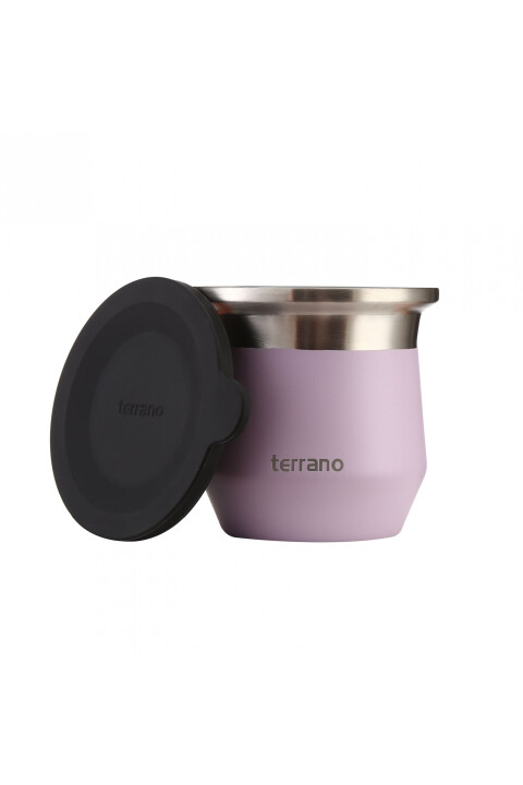 MATE TERRANO ACERO FLAP LILA