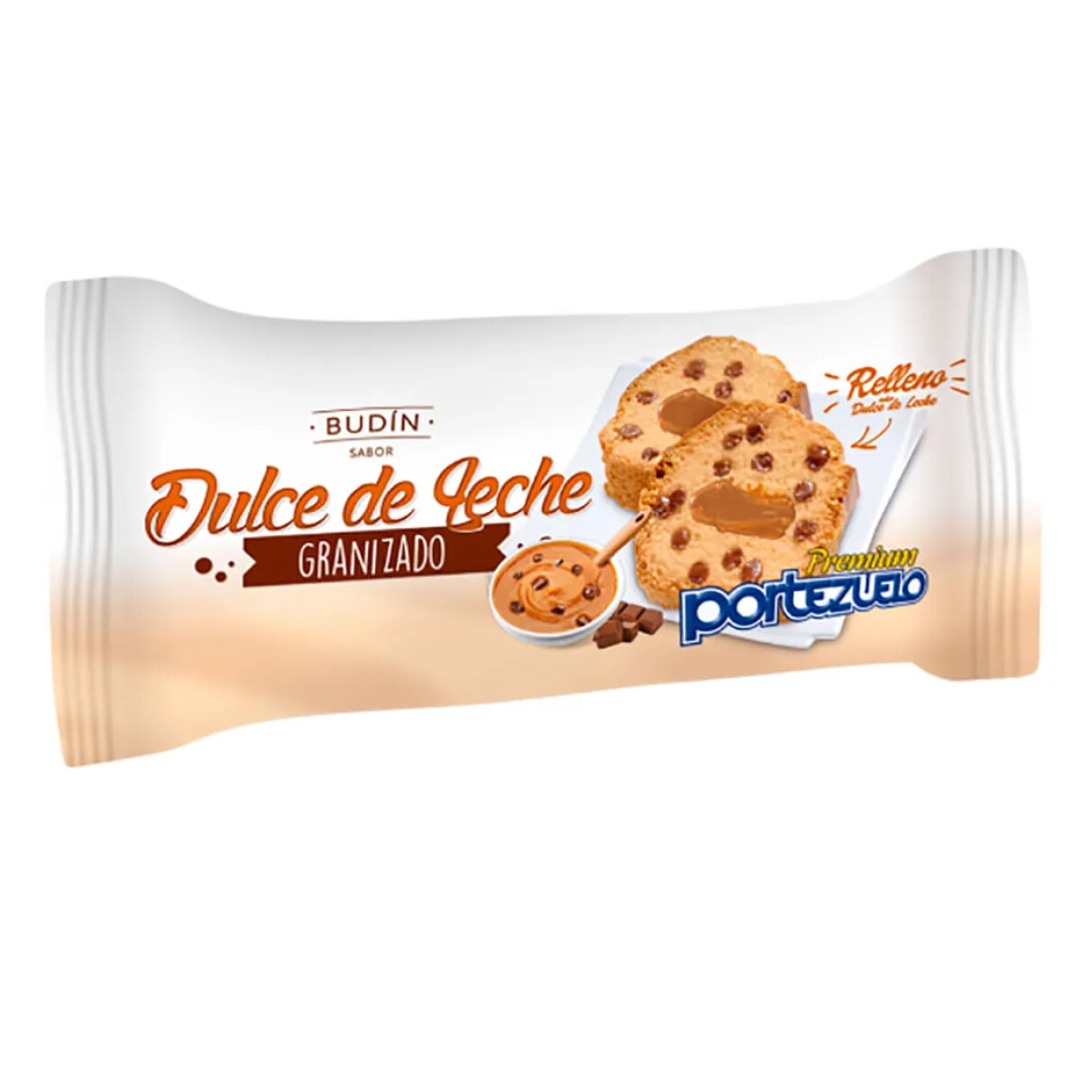 Budin Portezuelo 240grs Relleno - Dulce de Leche Granizado 