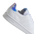 Championes de Mujer Adidas Advantage Blanco - Celeste