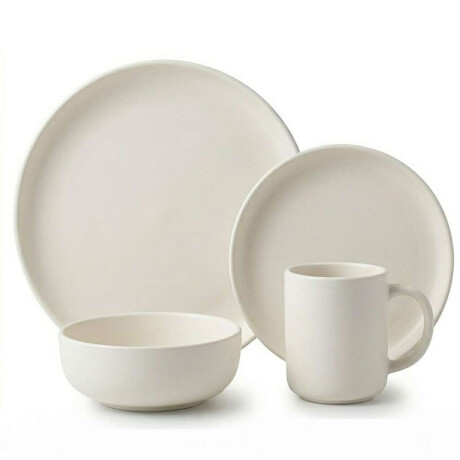 Set 16Pzas Stoneware D27-20-16/400Ml Loft Linen