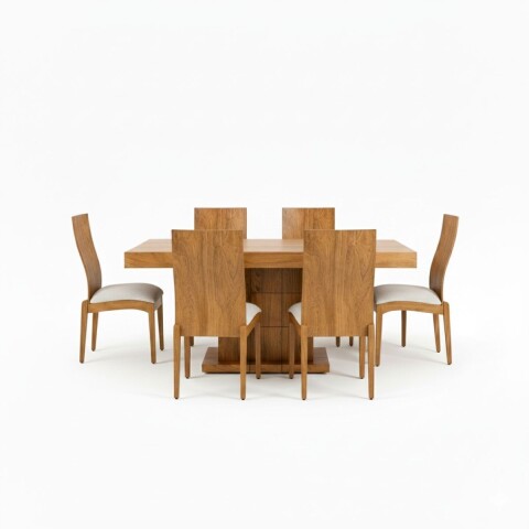 JUEGO COMEDOR PLA 6 PUESTOS - CREMA 305540/SE (CD) Unica