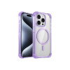 Protector para iPhone 14 Pro Max con bordes color violeta Protector Para Iphone 14 Pro Max Con Bordes Color Violeta
