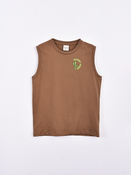 MUSCULOSA DESERT VIBES MARRON
