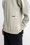 Buzo estampado oversize Vigo Gris melange