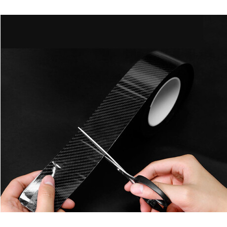 ACCESORIO EXTERIOR - CUBRE ZOCALO ADHESIVO 5CM NEGRO CARBONO X METRO - ACCESORIO EXTERIOR - CUBRE ZOCALO ADHESIVO 5CM NEGRO CARBONO X METRO -