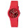 Reloj Q&Q PVC Unisex Análogo Colores Correa Silicona Rojo