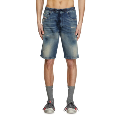 Short Para Hombre 2033 D-Krooley-Short Jogg Azul Marino