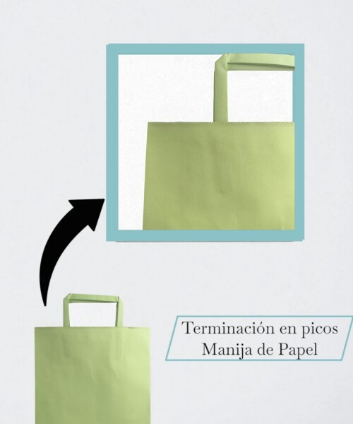 Bolsa 22x10x30 cm PISTACCHIO