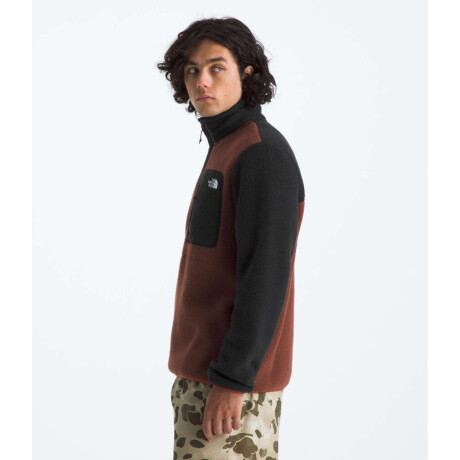 Buzo Yumiori Cierre 1/4 Ember Soil/tnf Black/ir