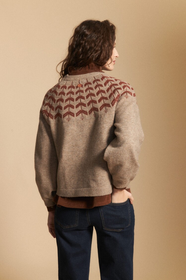 SWEATER LEOPOLD Tostado