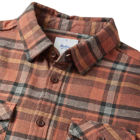 Camisa Katin Vincent Flannel Rojo