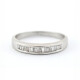 Anillo Oro Blanco 18K Y Brillantes Trapecio Anillo Oro Blanco 18K Y Brillantes Trapecio