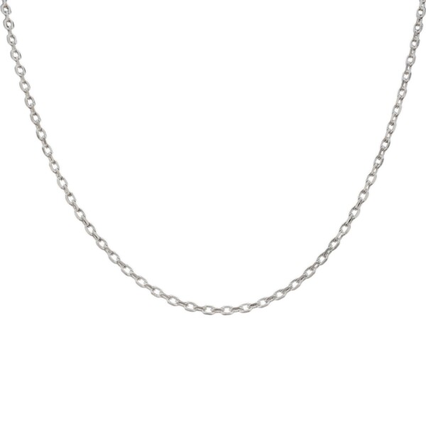 Cadena Force Oval-Plata 925-Sin Piedra-CD3131 sinpiedra