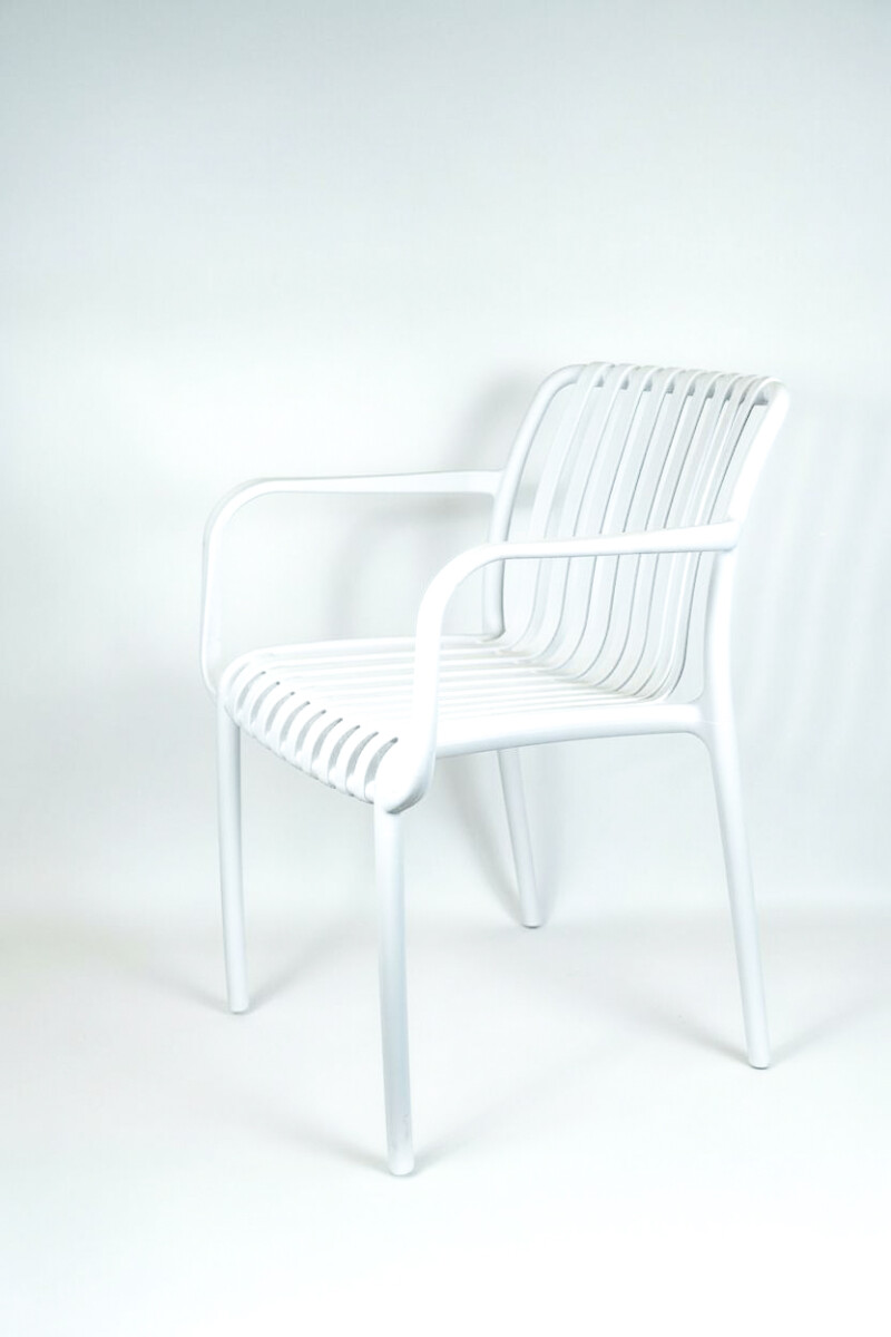 Silla Mar Con Posabrazos - Blanco 