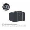 Galpón prefabricado Reforzado 2 Puertas ARCHER D Gris