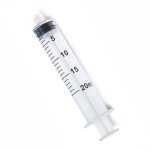 JERINGA 20ML C/AGUJA 21G X1½ A ROSC.WEGO única