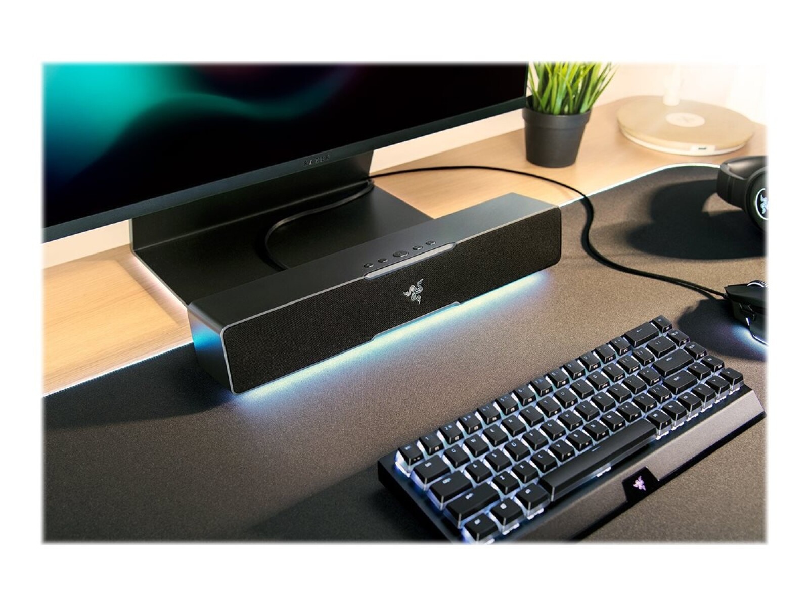 Razer Leviathan V2 X - Barra de sonido - para PC - inalámbrico - Bluetooth - controlado por aplicación - USB 