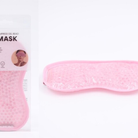 MÁSCARA PARA OJOS CON PERLAS DE GEL DE COMPRESA CALIENTE/FRÍA (ROSA) MÁSCARA PARA OJOS CON PERLAS DE GEL DE COMPRESA CALIENTE/FRÍA (ROSA)