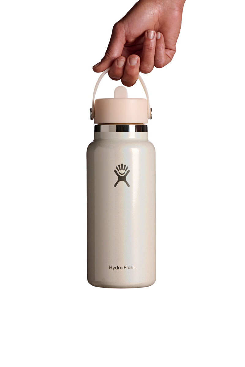 32 OZ WIDE FLEX STRAW CAP Glimmer Cream