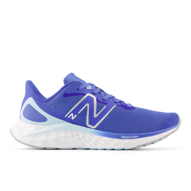 Championes de Mujer New Balance Fresh Foam Arishi V4 Azul - Verde Agua - Plateado