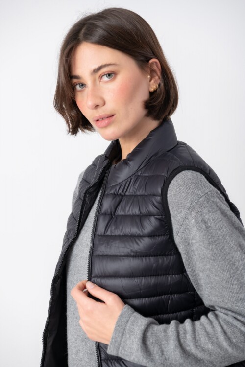 Chaleco nylon Negro