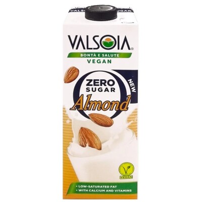Leche Almendras Sin Azúcar Valsoia 1L Leche Almendra Valsoia Sin Azu