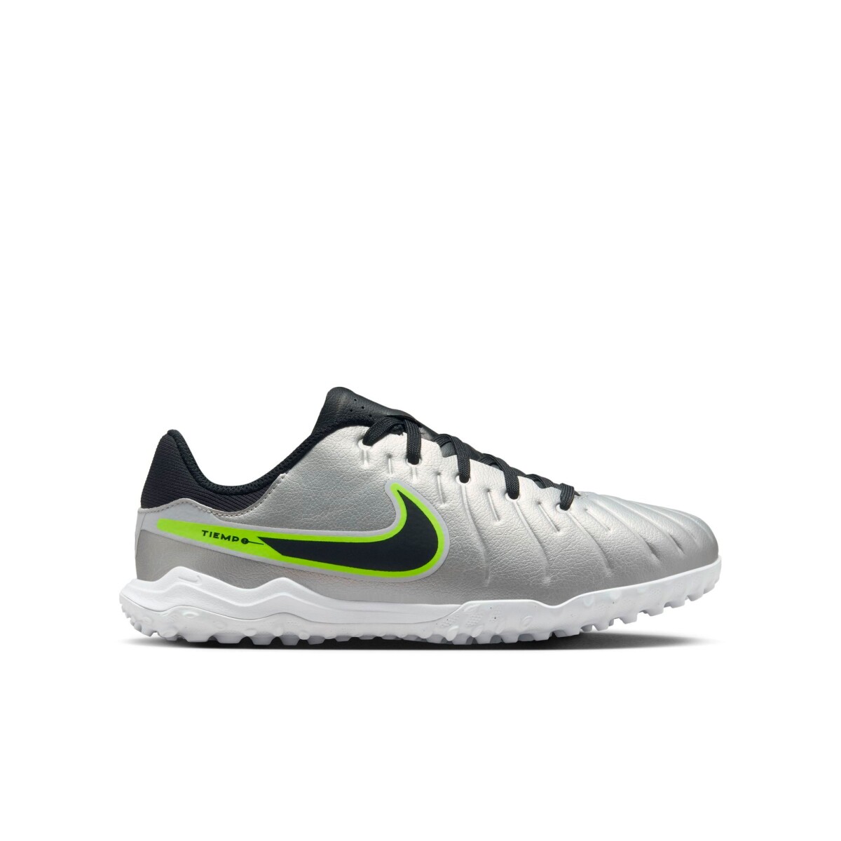 Tacos Nike Legend 10 Academy Tf de Niños - Gris 