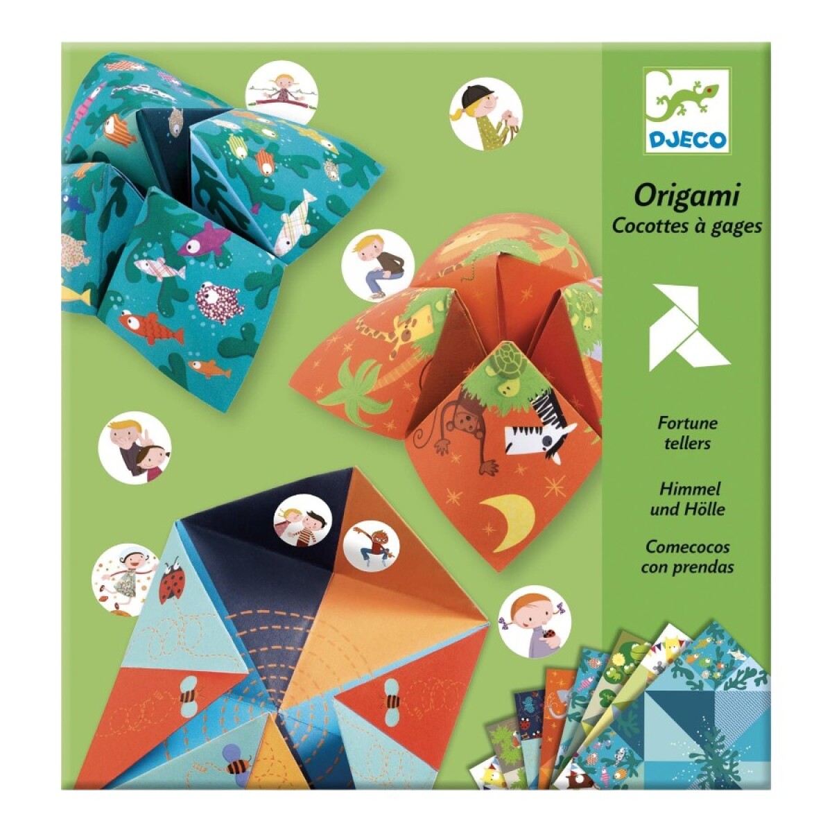 Juego Origami Sapito con Animales Djeco 