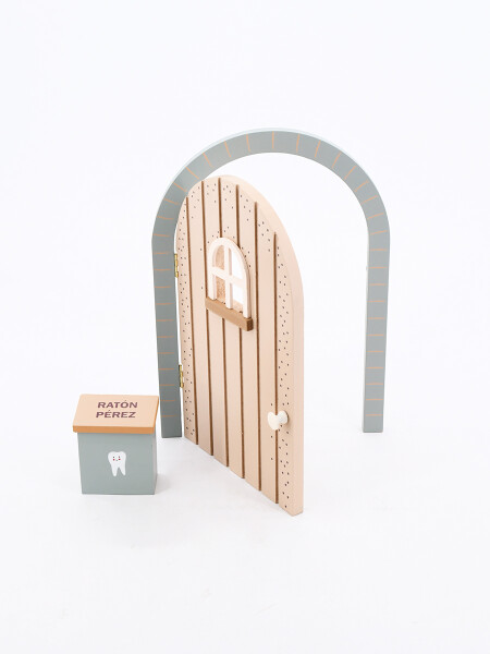 PUERTA RATON PEREZ CON BUZON DIENTE BEIGE