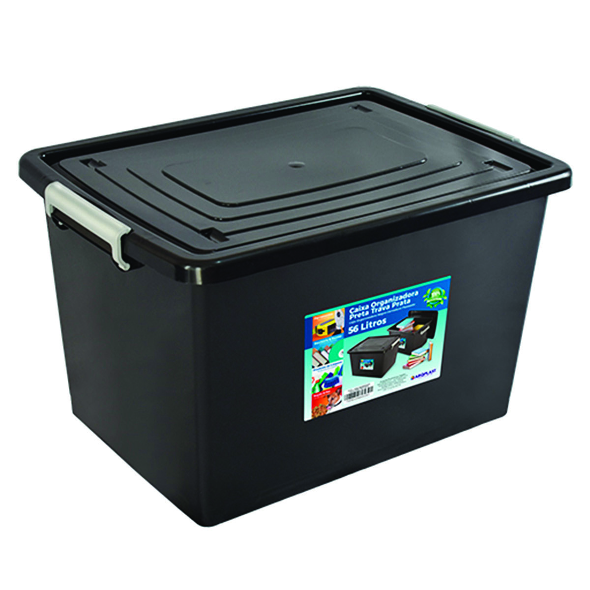 Caja organizadora 56 lts - NEGRO 