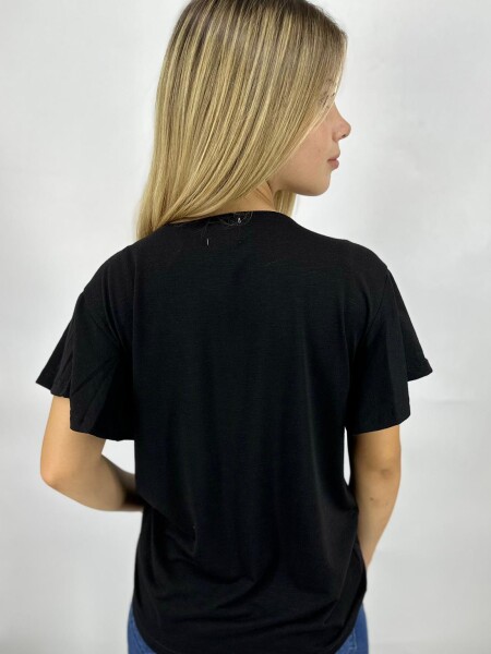 T-SHIRT SLOWLY 2411 NEGRO