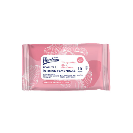 Toallitas Íntimas Femeninas Wetclean 10 Unidades Toallitas Íntimas Femeninas Wetclean 10 Unidades